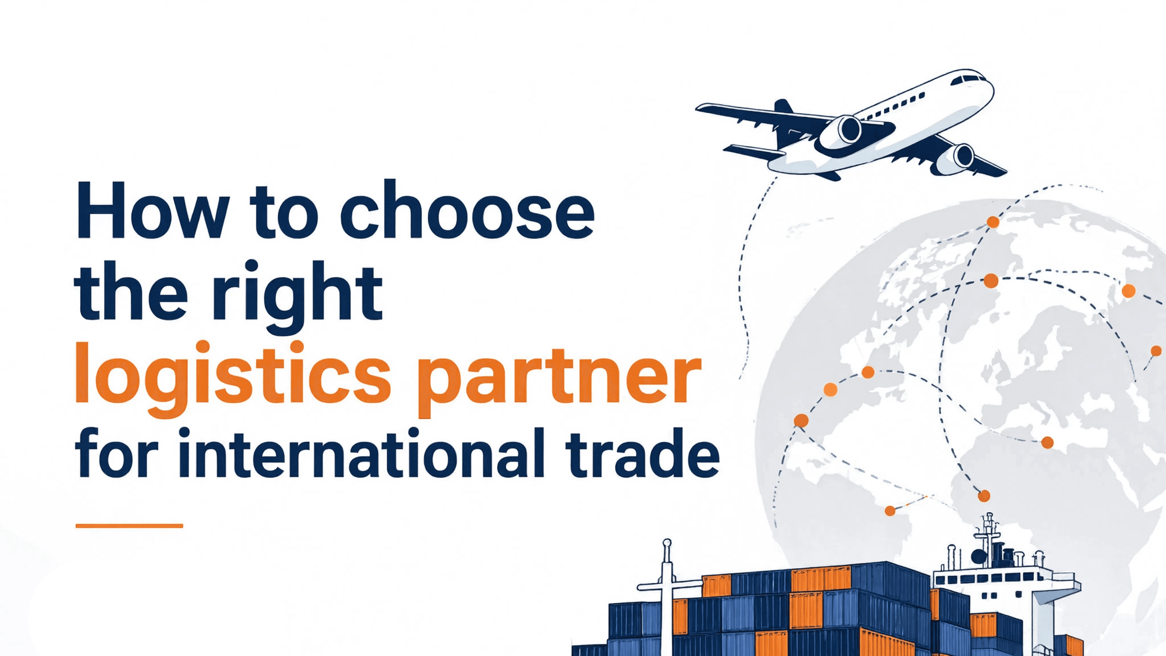 How to Choose the Right Logistics Partner for International Trade