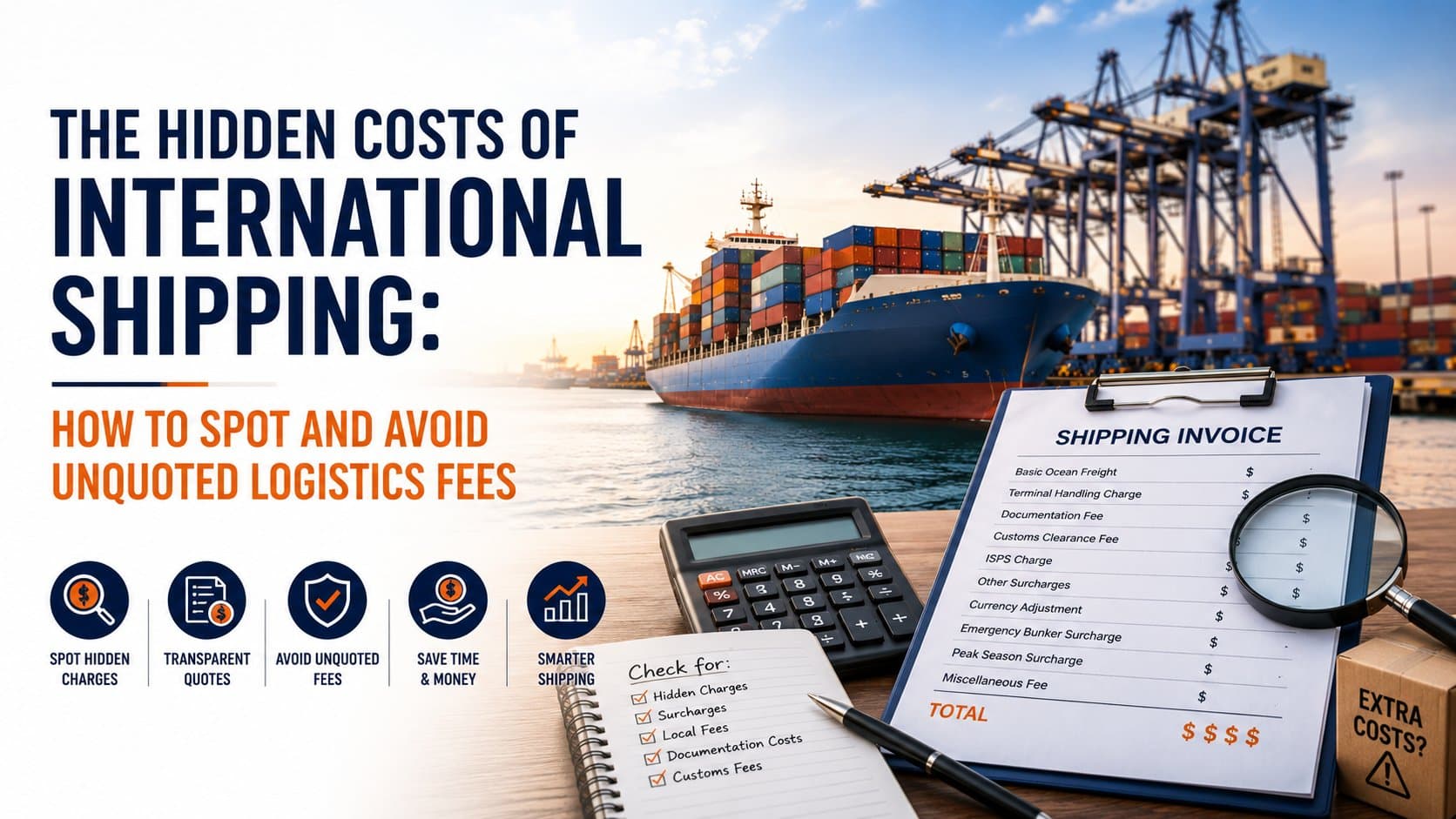 The Hidden Costs of International Shipping: How to Spot and Avoid Unquoted Logistics Fees