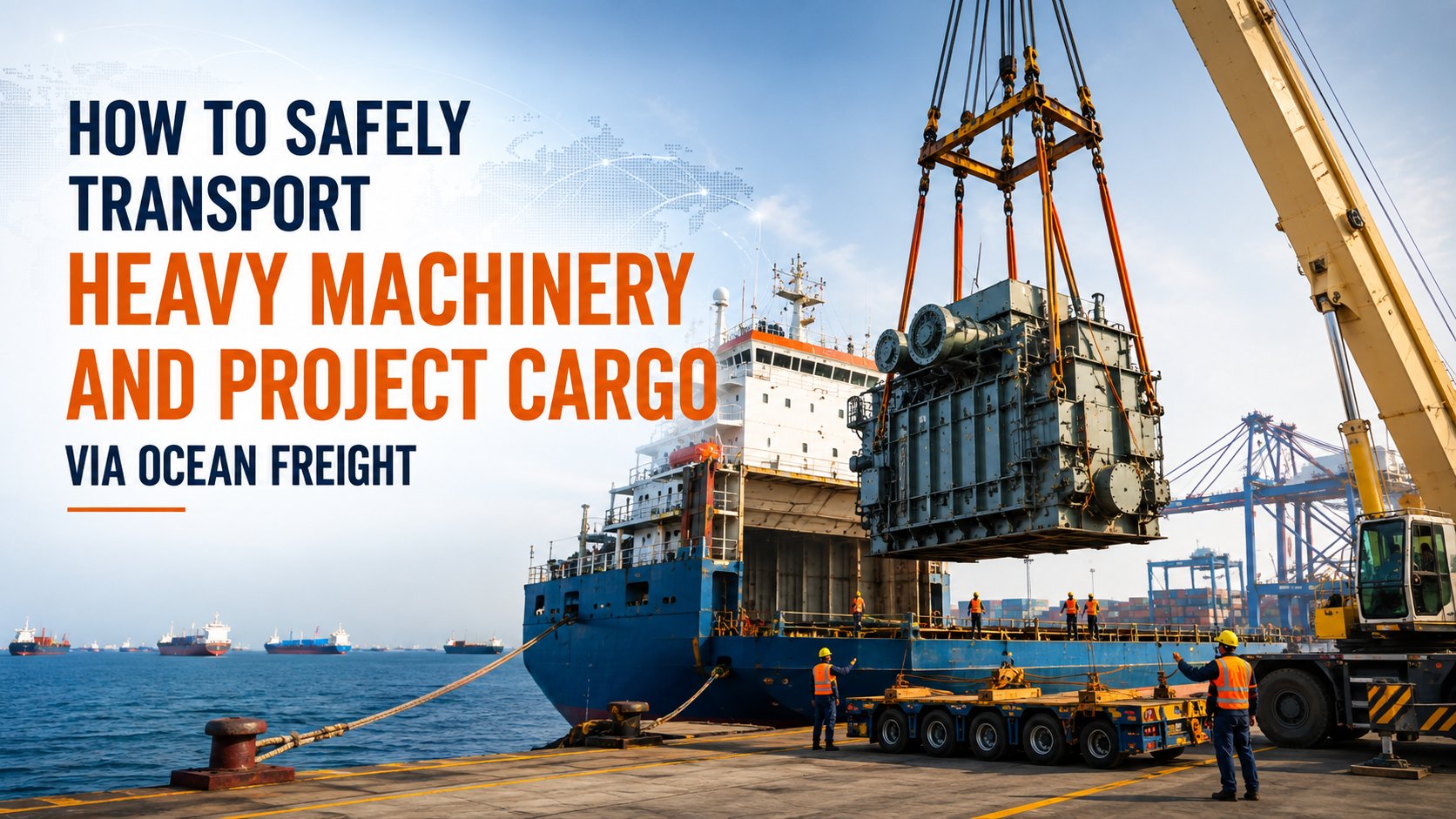 How to Safely Transport Heavy Machinery and Project Cargo via Ocean Freight