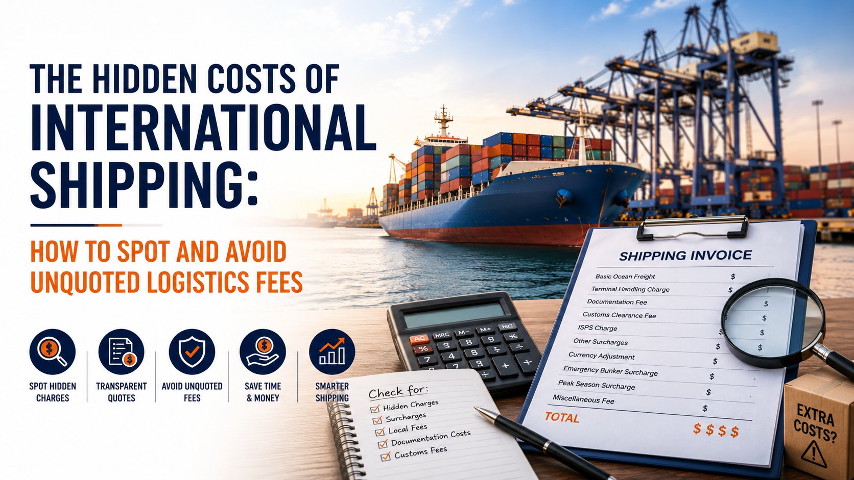 The Hidden Costs of International Shipping: How to Spot and Avoid Unquoted Logistics Fees